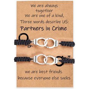 DESIMTION Best Friend Christmas Gifts for Women Friendship Bracelets for 2/3/4
